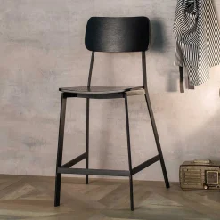 Wohnen Hocker<2 Barstühle mit 65cm Sitzhöhe - Lonia (2er Set)