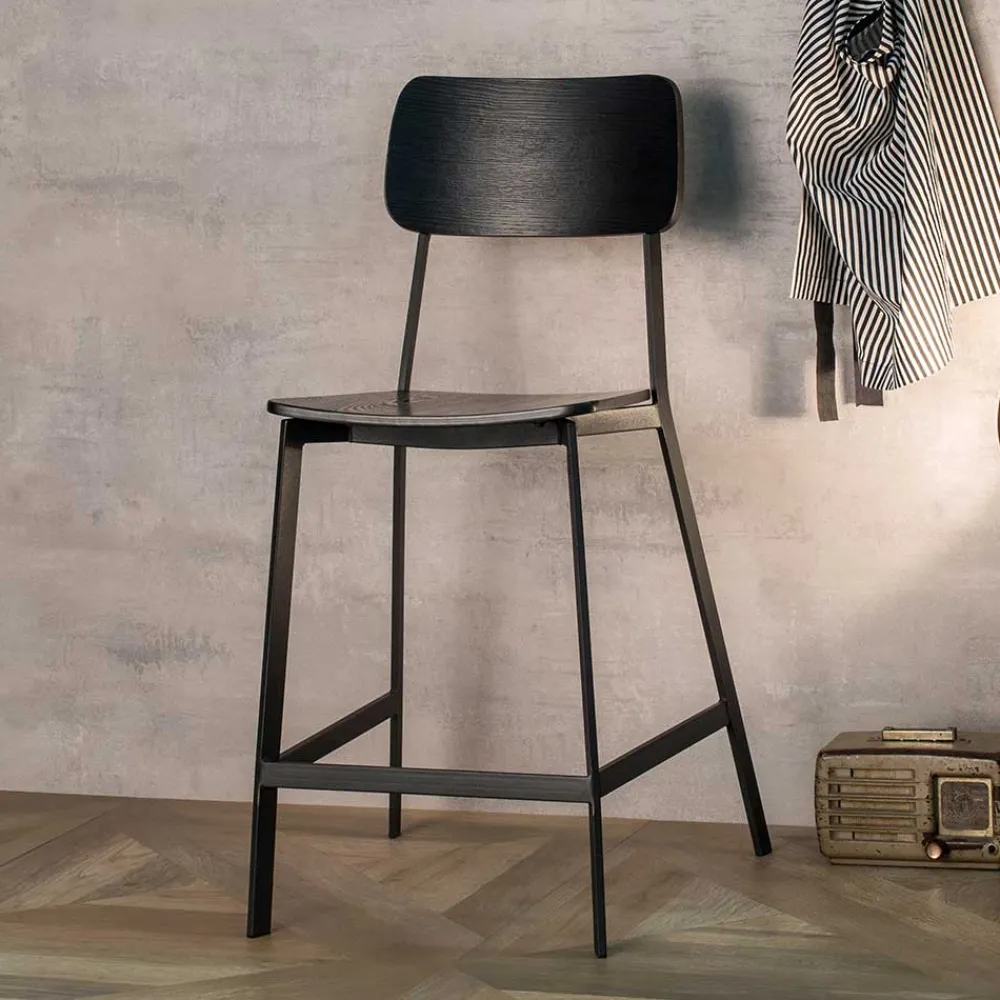 Wohnen Hocker<2 Barstühle mit 65cm Sitzhöhe - Lonia (2er Set)