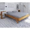 Wohnen Betten<190 cm Bettanlage im Retro Design - Hardus (dreiteilig)