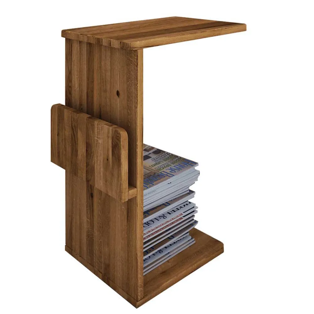 Wohnen Betten<190 cm Bettanlage im Retro Design - Hardus (dreiteilig)