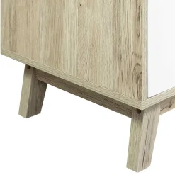 Wohnen Kommoden<80 cm breite Hochkommode im Skandi Design - Genyna