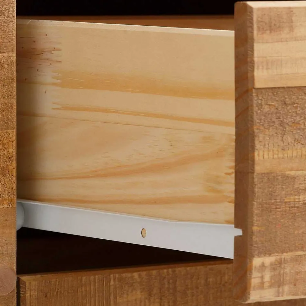 Wohnen Sideboards<130 cm breite Kommode im Skandi Design - Slogdan