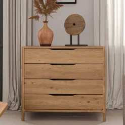 Wohnen Kommoden<95 cm breite Kommode mit vier Schubladen - Laida