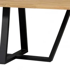 Wohnen Tische<240 cm breiter Esszimmertisch aus Eichenholz - Serinina
