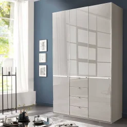 Wohnen Kleiderschränke<149 cm breiter Kleiderschrank kombiniert - Nucina