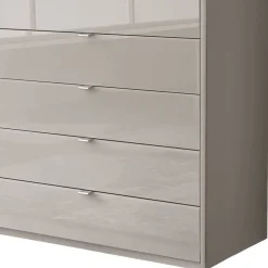 Wohnen Kleiderschränke|Schränke<100 cm breiter Schlafzimmerschrank in Hellgrau - Nucina