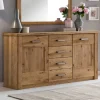 Wohnen Sideboards<165 cm breites Flur-Sideboard mit Metallgriffen - Riostar