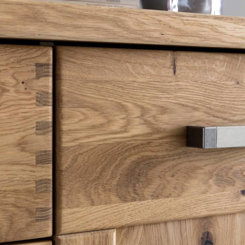Wohnen Sideboards<165 cm breites Flur-Sideboard mit Metallgriffen - Riostar