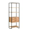 Wohnen Regale<60 cm breites Industrial-Regal aus Wildeichenholz - Ingbo