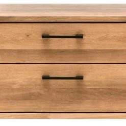 Wohnen Regale<60 cm breites Industrial-Regal aus Wildeichenholz - Ingbo