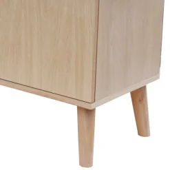 Wohnen Tv & Hifi-Möbel|Lowboards<150 cm breites Retro TV Board in Eiche - Saimoon