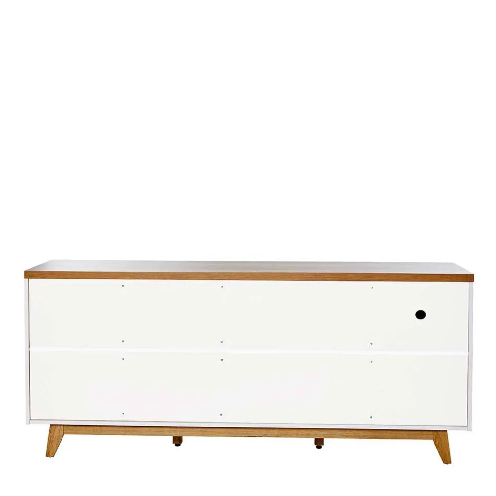 Wohnen Tv & Hifi-Möbel<180 cm breites Sideboard in Weiß - Xuana
