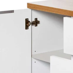 Wohnen Tv & Hifi-Möbel<180 cm breites Sideboard in Weiß - Xuana