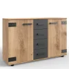 Wohnen Sideboards<130 cm breites Sideboard in Plankeneiche NB - Enegal