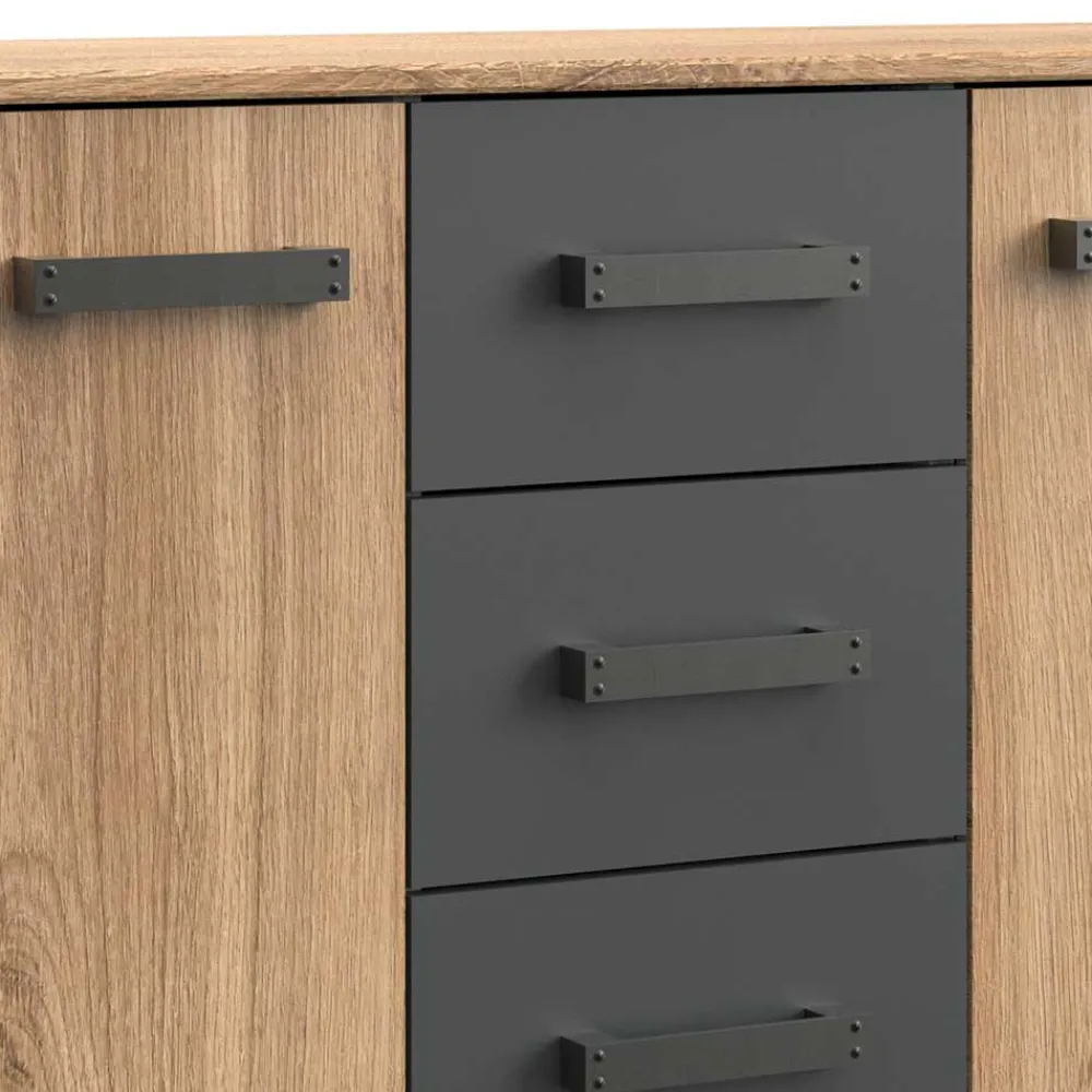 Wohnen Sideboards<130 cm breites Sideboard in Plankeneiche NB - Enegal