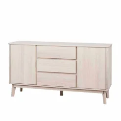 Wohnen Sideboards<152 cm breites Sideboard in White Wash - Navassa