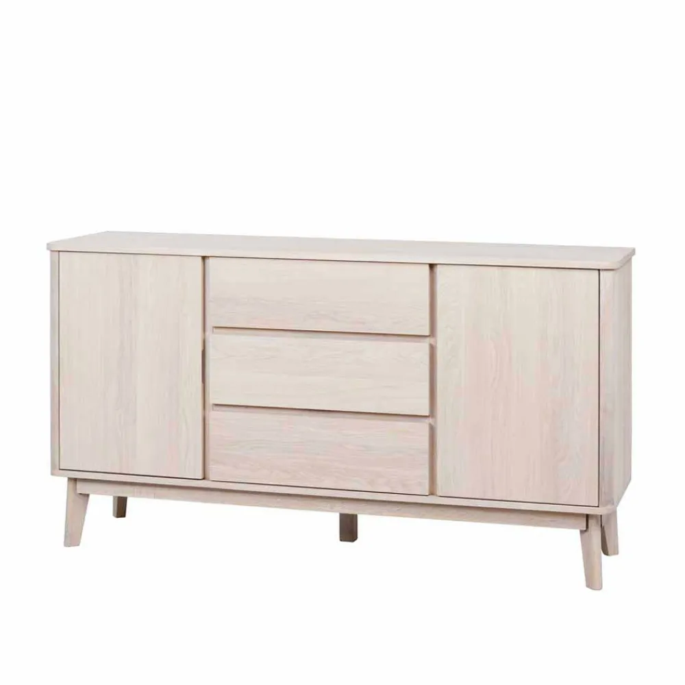 Wohnen Sideboards<152 cm breites Sideboard in White Wash - Navassa