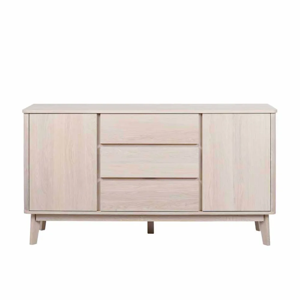 Wohnen Sideboards<152 cm breites Sideboard in White Wash - Navassa