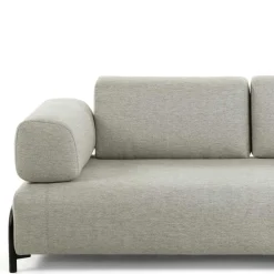 Wohnen Sofas<232 cm breites Webstoff Sofa in Beige - Aberdeens