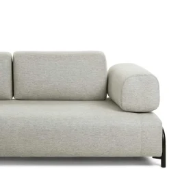 Wohnen Sofas<232 cm breites Webstoff Sofa in Beige - Aberdeens