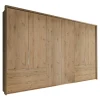 Wohnen Kleiderschränke<300 cm Falttüren-Kleiderschrank in Eiche Bianco - Soestica