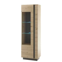 Wohnen Vitrinen<194 cm Hohe Wohnzimmervitrine 1-türig - Lairian