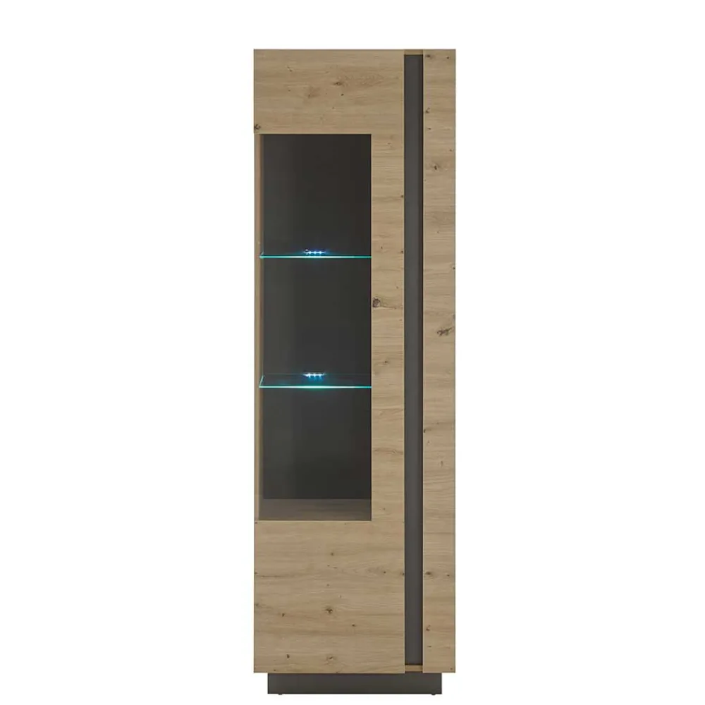 Wohnen Vitrinen<194 cm Hohe Wohnzimmervitrine 1-türig - Lairian