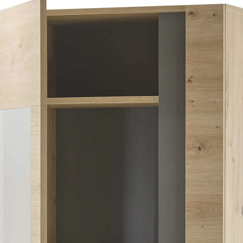 Wohnen Vitrinen<194 cm Hohe Wohnzimmervitrine 1-türig - Lairian