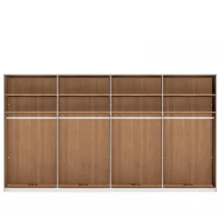 Wohnen Kleiderschränke|Schränke<236 cm hoher Kleiderschrank mit acht Türen - Dilacco