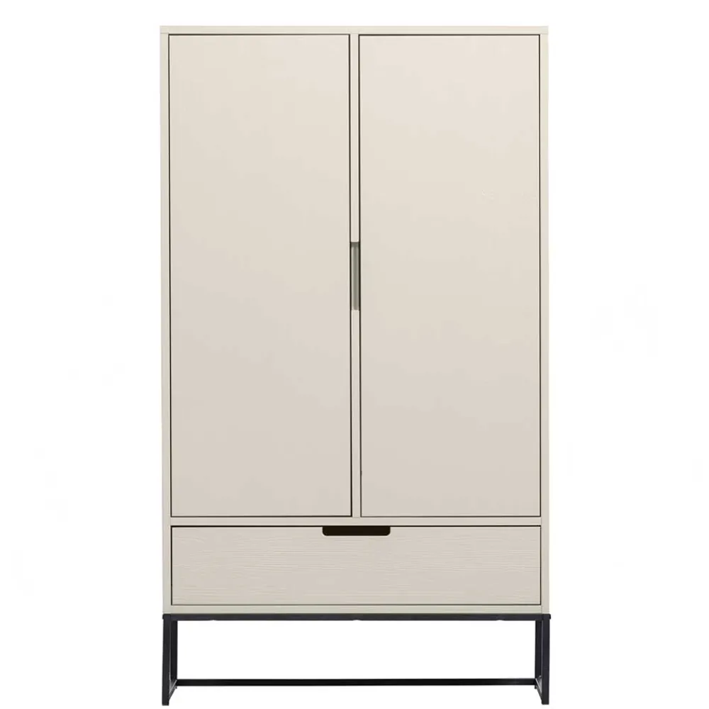 Wohnen Kommoden<149 cm hoher Schrank in Hellgrau - Lergavano