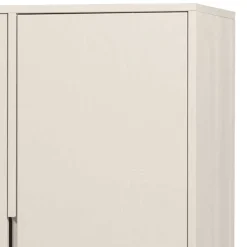 Wohnen Kommoden<149 cm hoher Schrank in Hellgrau - Lergavano