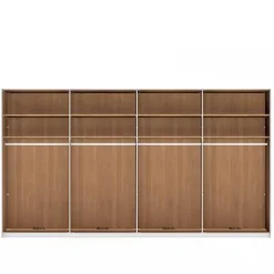 Wohnen Kleiderschränke|Schränke<216 cm hoher XXL-Kleiderschrank in Erle - Murray