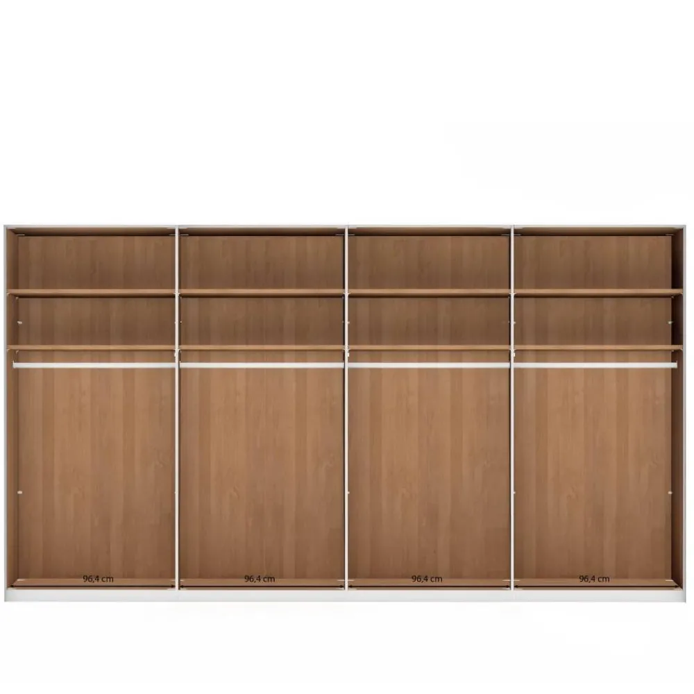 Wohnen Kleiderschränke|Schränke<216 cm hoher XXL-Kleiderschrank in Erle - Murray