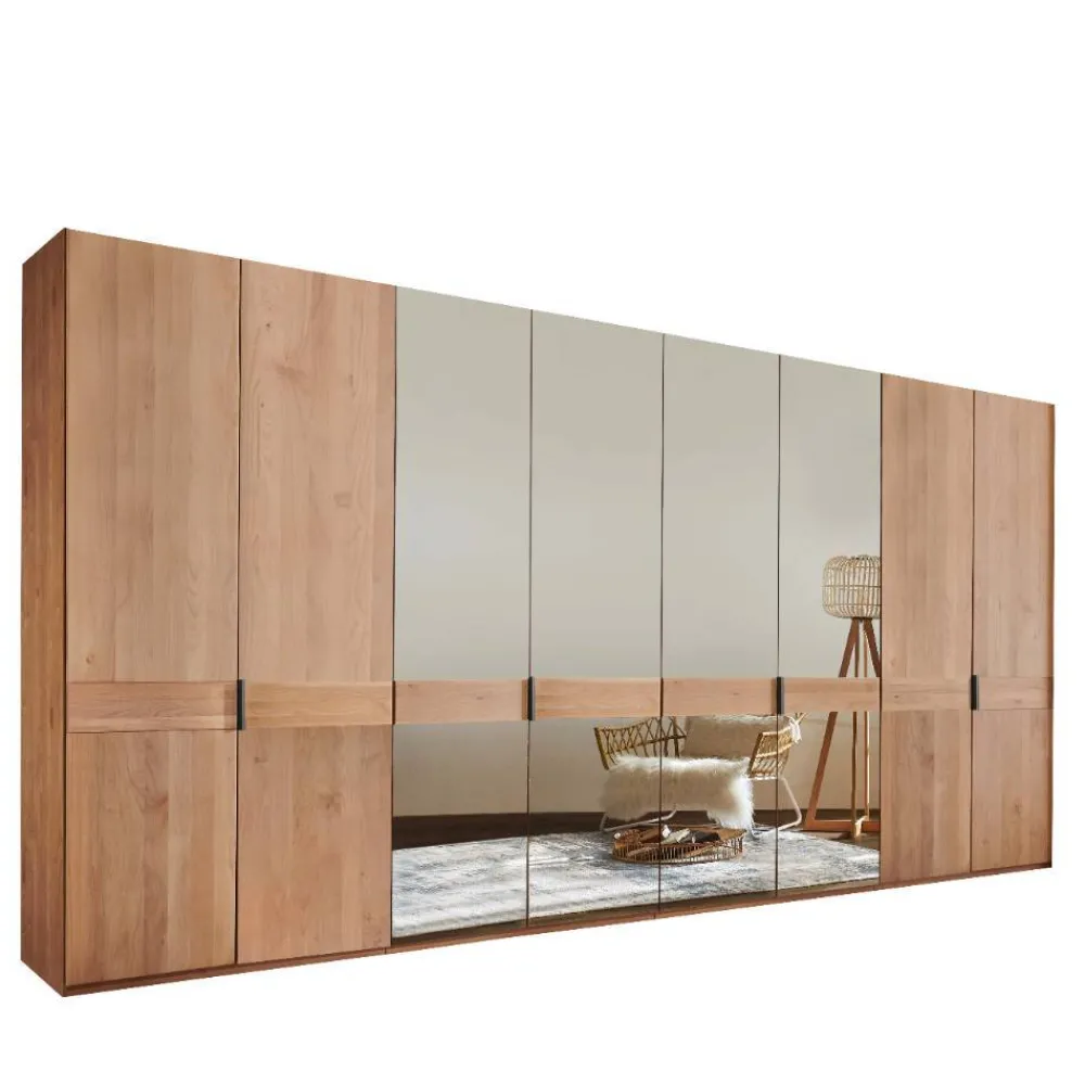 Wohnen Kleiderschränke|Schränke<216 cm hoher XXL-Kleiderschrank in Erle - Murray
