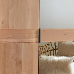 Wohnen Kleiderschränke|Schränke<216 cm hoher XXL-Kleiderschrank in Erle - Murray