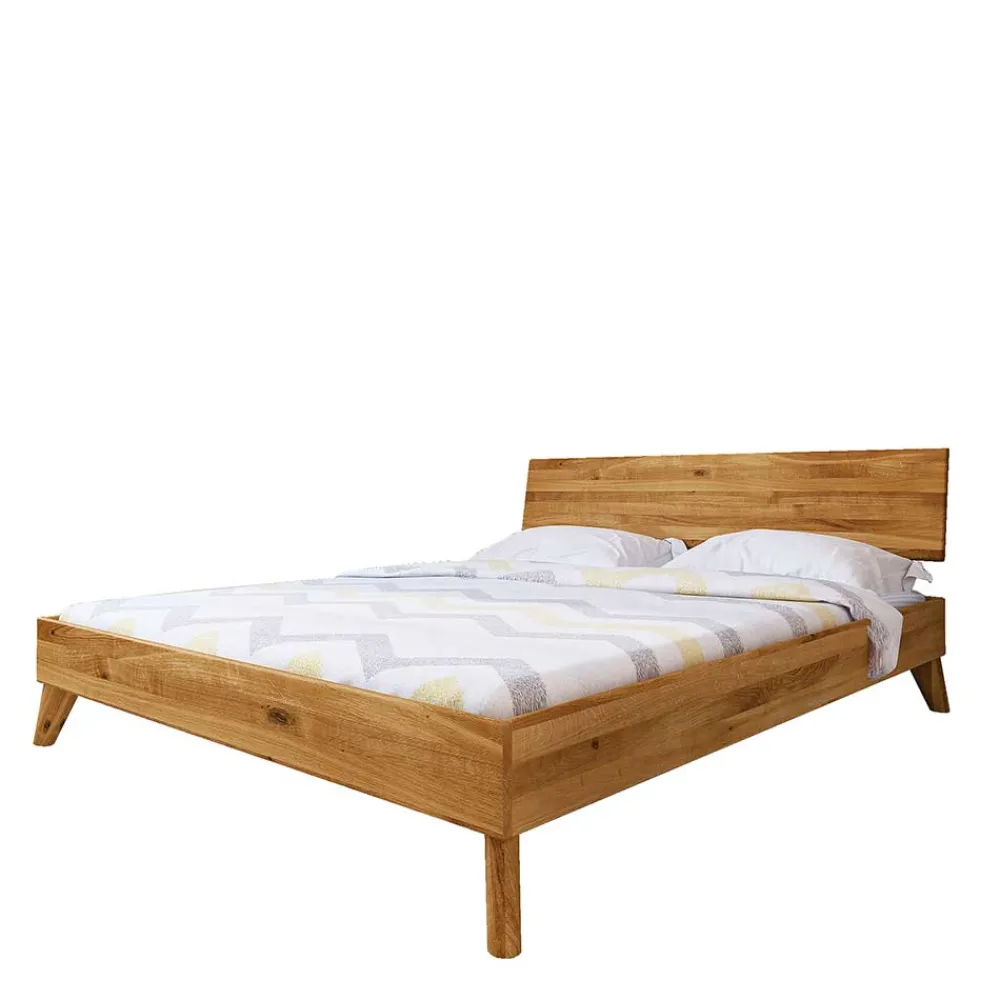 Wohnen Betten<210 cm langes Holzbett Gestell Wildeiche - Eavy