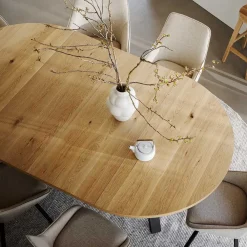 Wohnen Tische<135 cm runder Esstisch in modernem Design - Mocima
