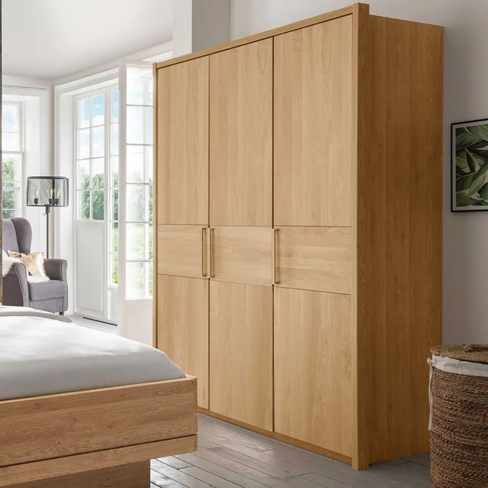 Wohnen Kleiderschränke<150 cm Schlafzimmer Schrank mit drei Türen - Emdsiva II