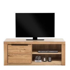 Wohnen Tv & Hifi-Möbel|Lowboards<130 cm schmales TV Board mit Tür & 2 Fächern - Nelenia