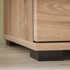 Wohnen Sideboards<200 cm Sideboard mit Glaseinsätzen - Brocus