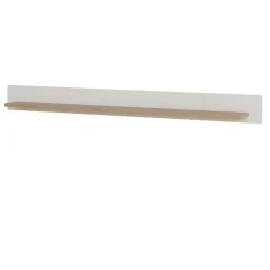 Wohnen Regale<180 cm Wandboard in Eiche Dekor - Ovidio
