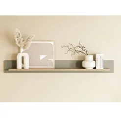 Wohnen Regale<150 cm Wandboard in Eukalyptus und Eiche Optik - Promo