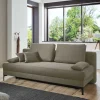 Wohnen Betten|Sofas<2 Personen Bettcouch in Dunkelgrau - Matsu