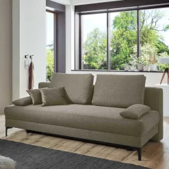Wohnen Betten|Sofas<2 Personen Bettcouch in Dunkelgrau - Matsu
