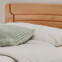 Wohnen Betten<2 Personen Komfortbett aus Eiche Massivholz - Sendician