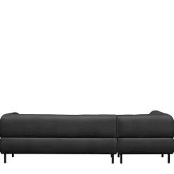 Wohnen Sofas<4 Personen Polsterecke in Graubraun Samtbezug - Marian