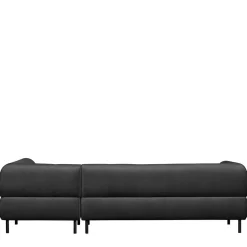 Wohnen Sofas<4 Personen Polsterecke in Graubraun Samtbezug - Marian