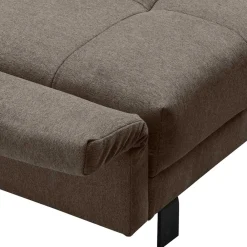 Wohnen Sofas<2 Personen Schlafcouch in Dunkelbraun - Jaxta