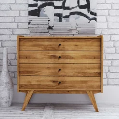 Wohnen Kommoden<4 Schubladen Kommode im Midcentury Design - Hardus
