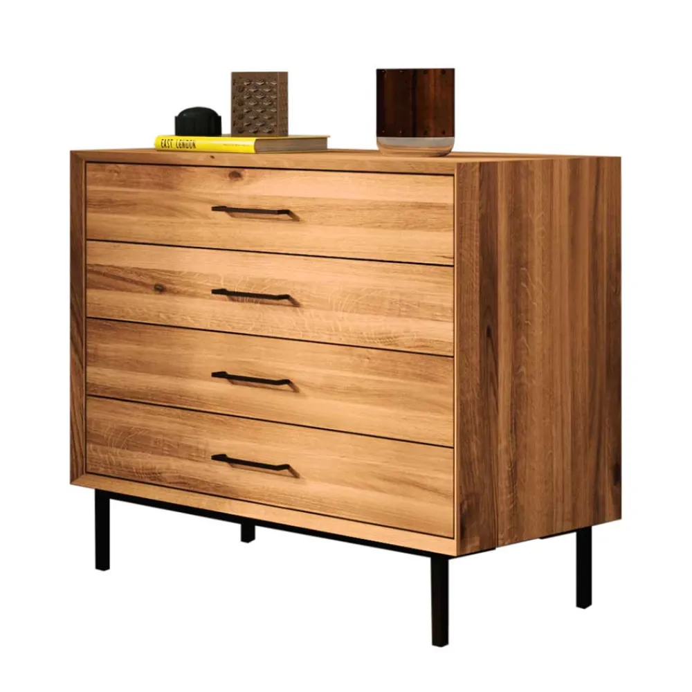Wohnen Kommoden<4 Schubladen Kommode mit 97 cm Breite - Kerfa